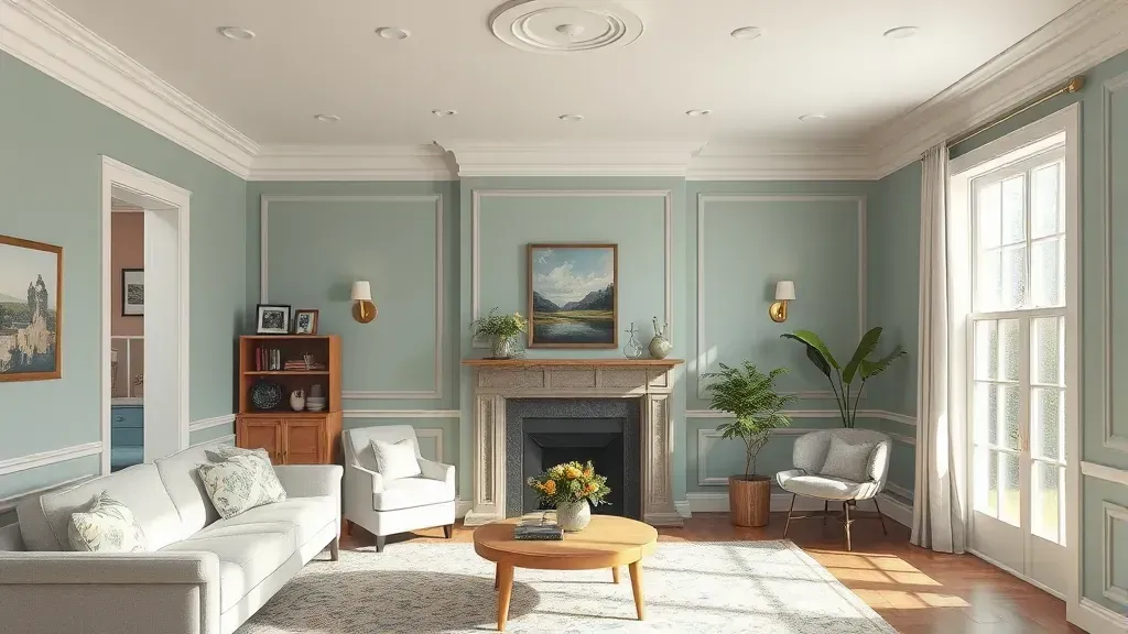 Interior Painting projects in Hyattsville MD showcasing vibrant colors and professional finishes