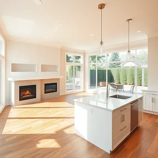 Completed home remodeling project in Hyattsville, MD showcasing modern design and elegant finishes.