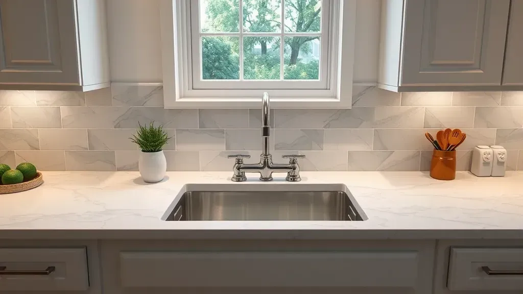 Kitchen Sink Installation projects in Hyattsville MD with tools and materials displayed on a countertop