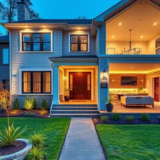 Beautifully remodeled interior in Hyattsville, MD showcasing modern design and elegant finishes, vacant of people.