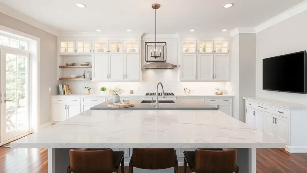 Remodeling in Annapolis, MD showcasing a modern kitchen design.
