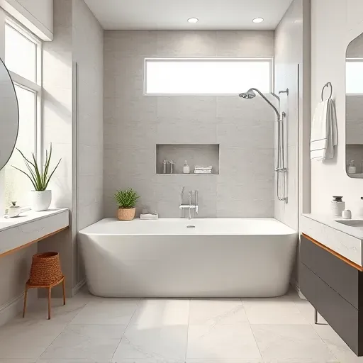 Freshly installed modern tub to shower conversion in Hyattsville MD with sleek fixtures, glass enclosure, and elegant bathroom details