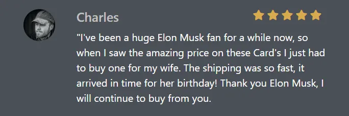 musk smart card customer reviews