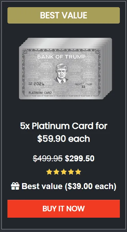donald trump card