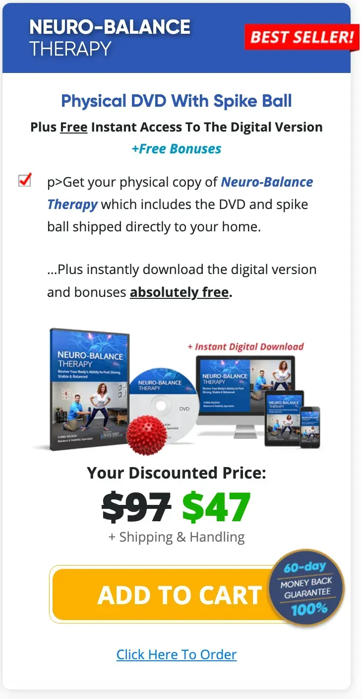 neuro balance therapy best seller