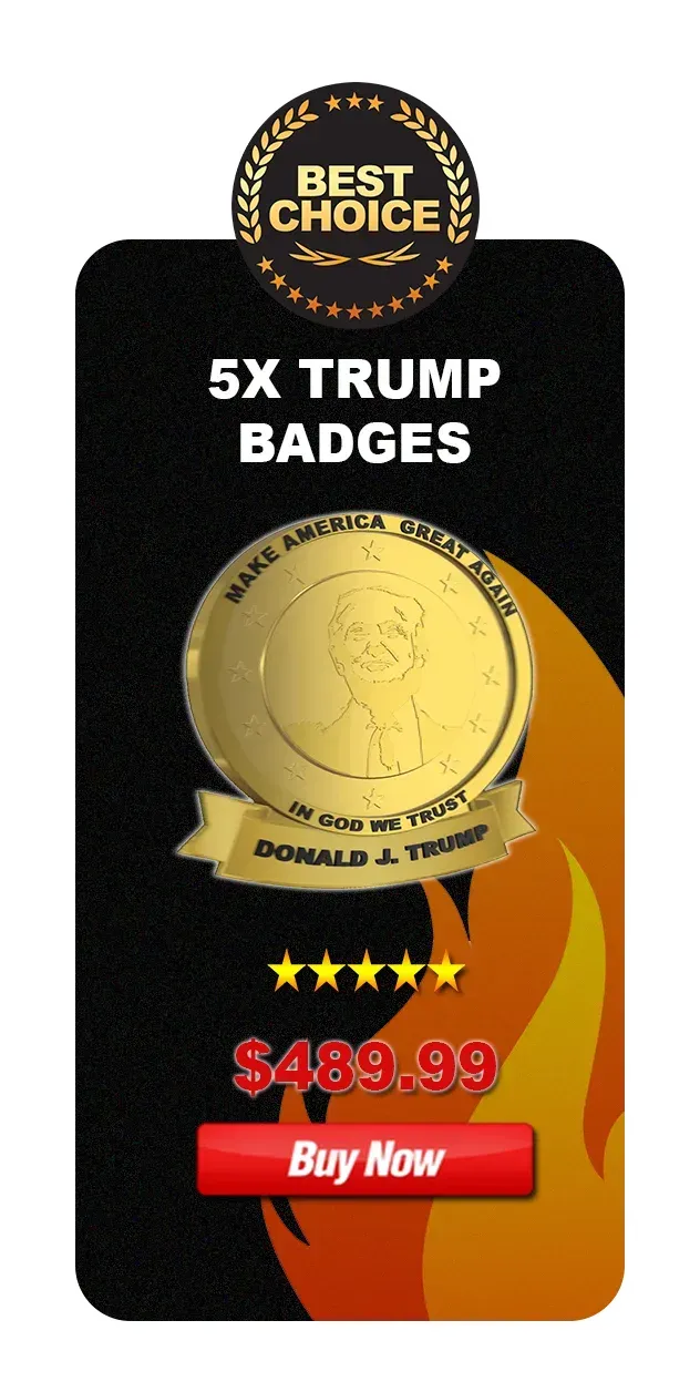 trump badge