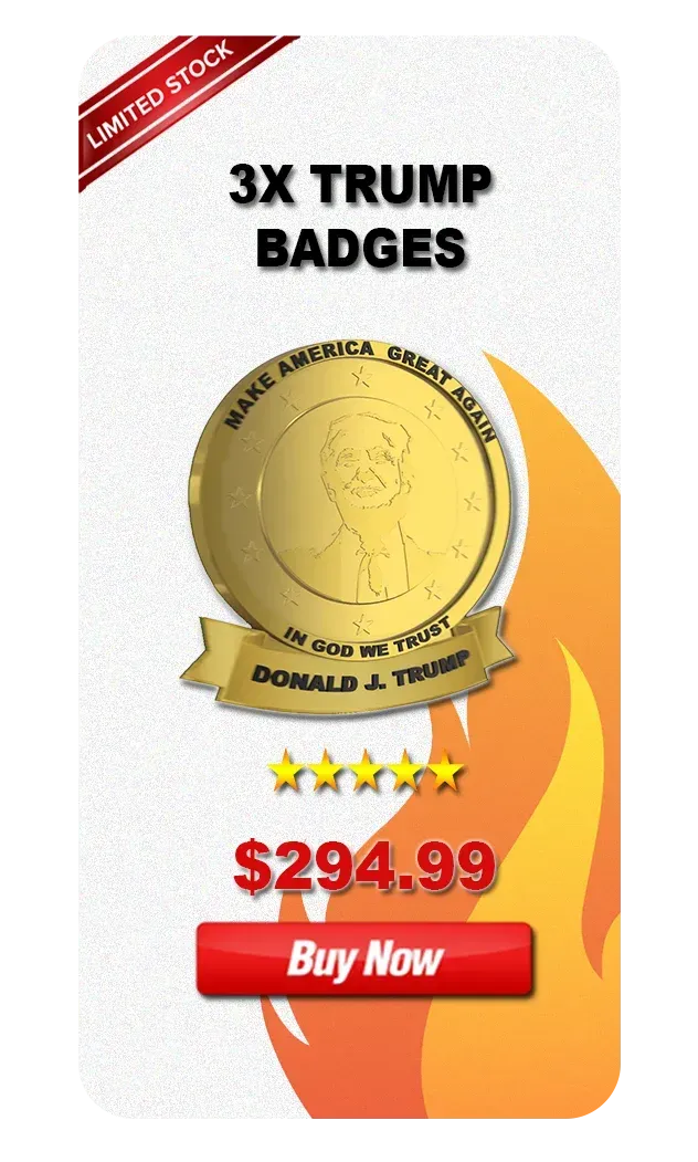 3 trump badge