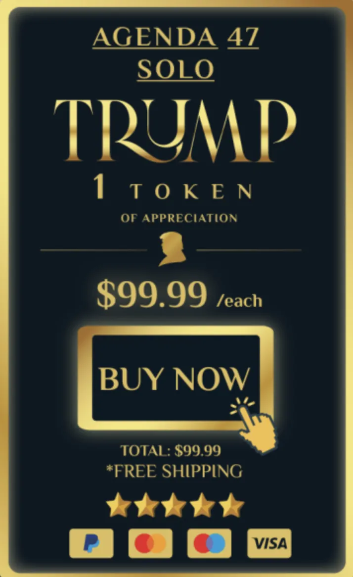 trump token official websie