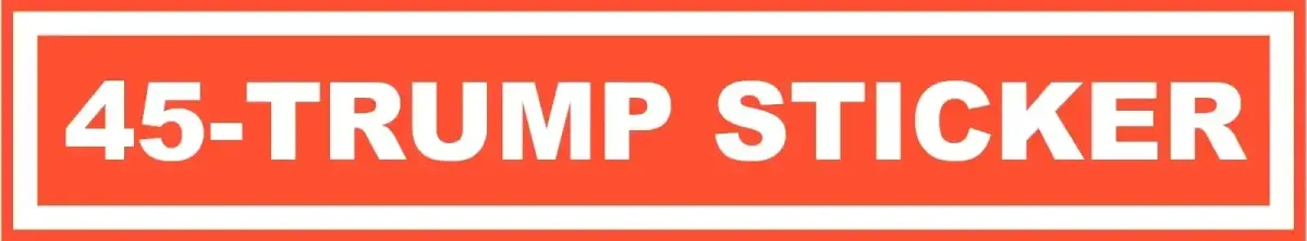 trump sticker logo