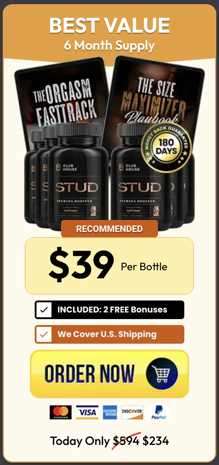 clubhouse stud stamina booster
