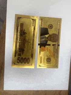 Trump Bucks Golden Bill