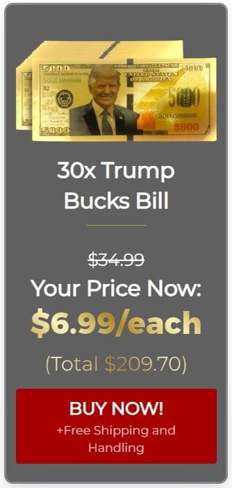 30X Trump Bucks Bill