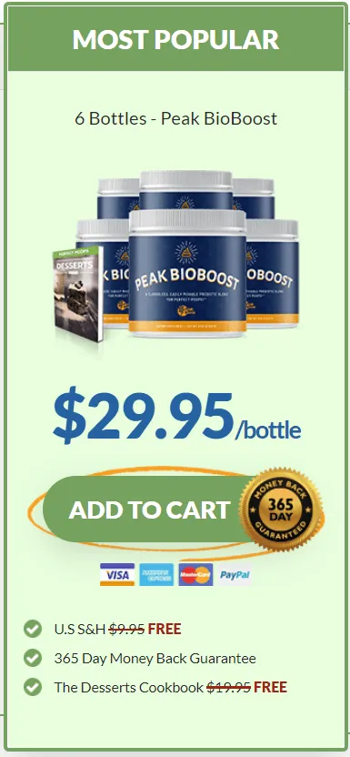 buy peak bioboost six bottle