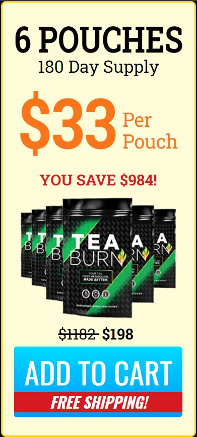 tea burn six pouch price