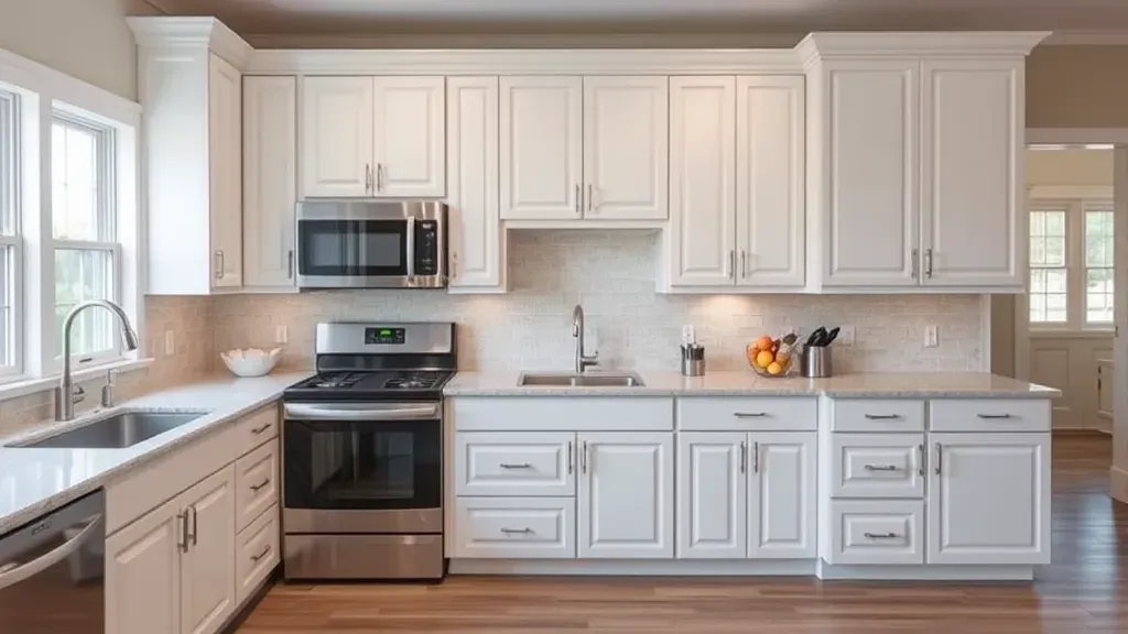 Cabinet Refacing projects in Jacksonville, NC showcasing before and after transformations