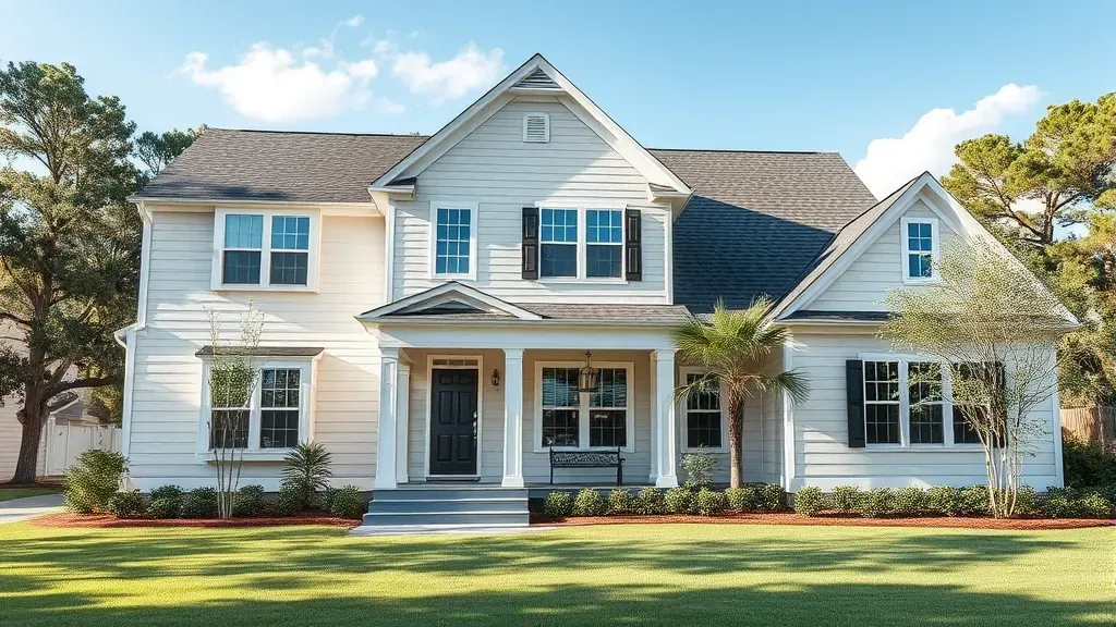 Home Remodeling in Southport, NC showcasing before and after transformation of a living room.