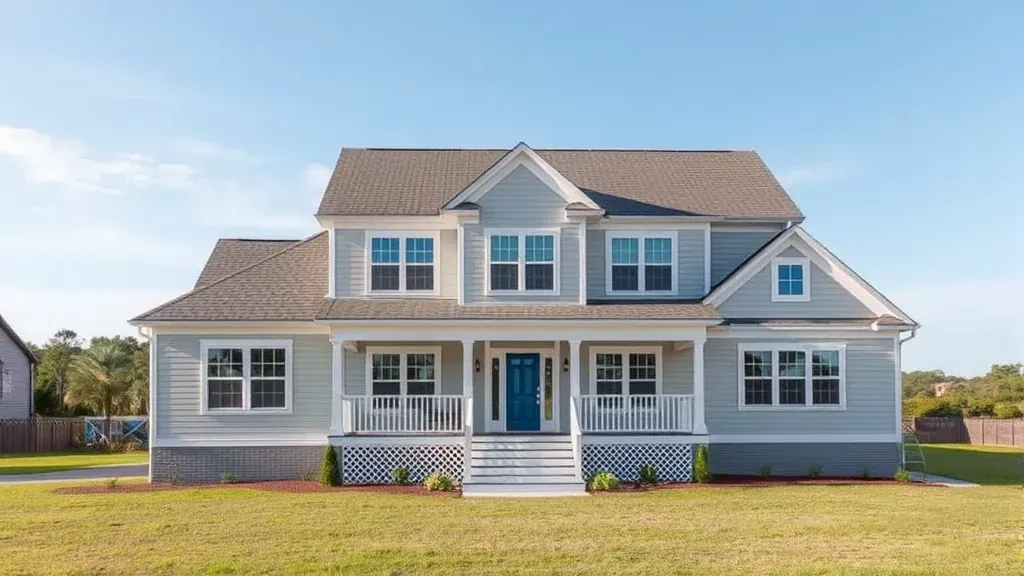 Home Remodeling in Cape Carteret, NC with a modern kitchen and stylish living room renovations