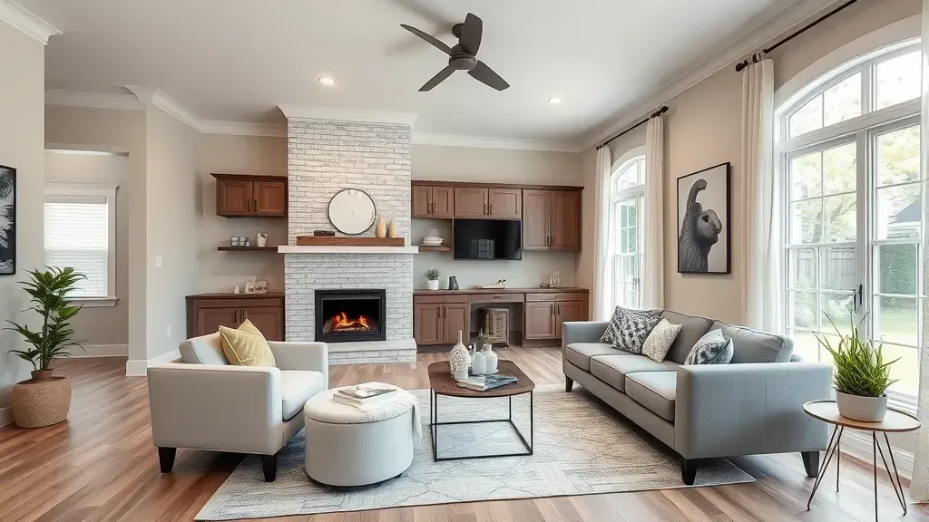 Virtual consultation setup for home remodeling in Jacksonville NC with design tools and materials displayed.