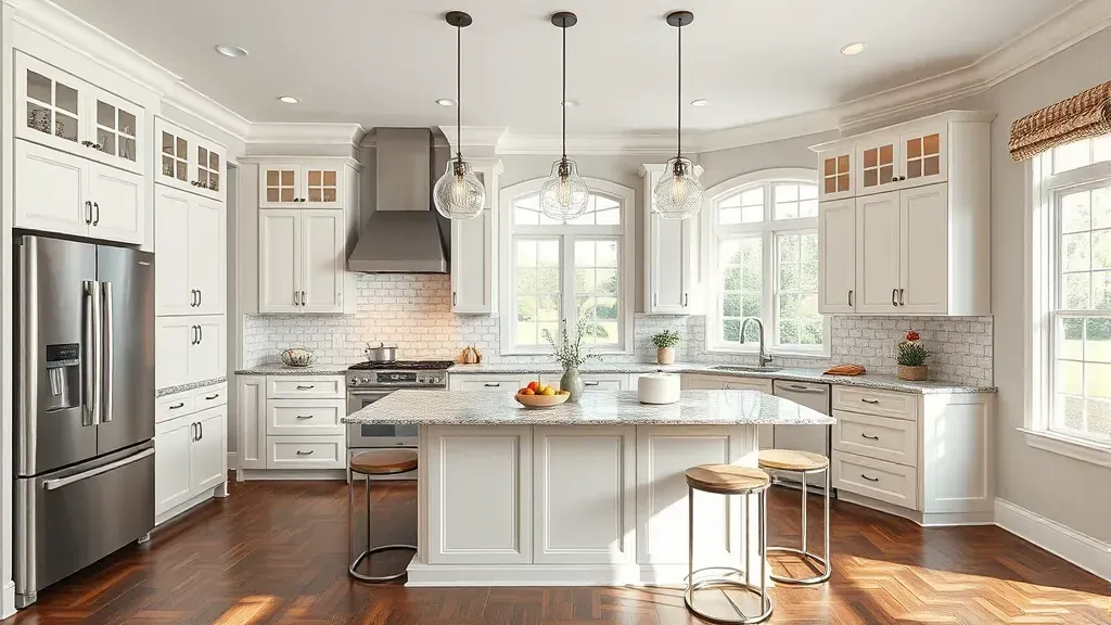 Kitchen Island with Seating projects in Jacksonville NC showcasing modern design and functionality