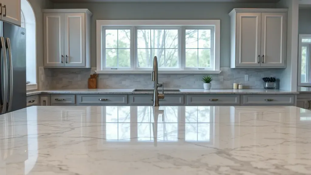 Quartz countertop projects showcasing craftsmanship in Jacksonville, NC