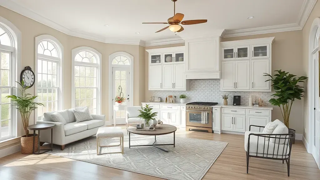 Home Remodeling in Calabash, NC showcasing modern design and vibrant outdoor landscaping.