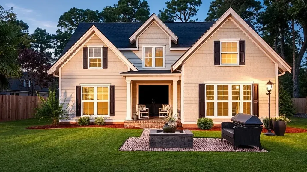 Referral document for Home Remodeling services in Jacksonville, NC displayed with home design elements and decor.