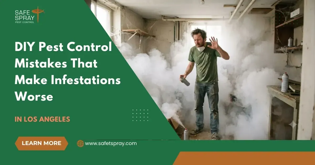 DIY Pest Control Mistakes That Make Infestations Worse