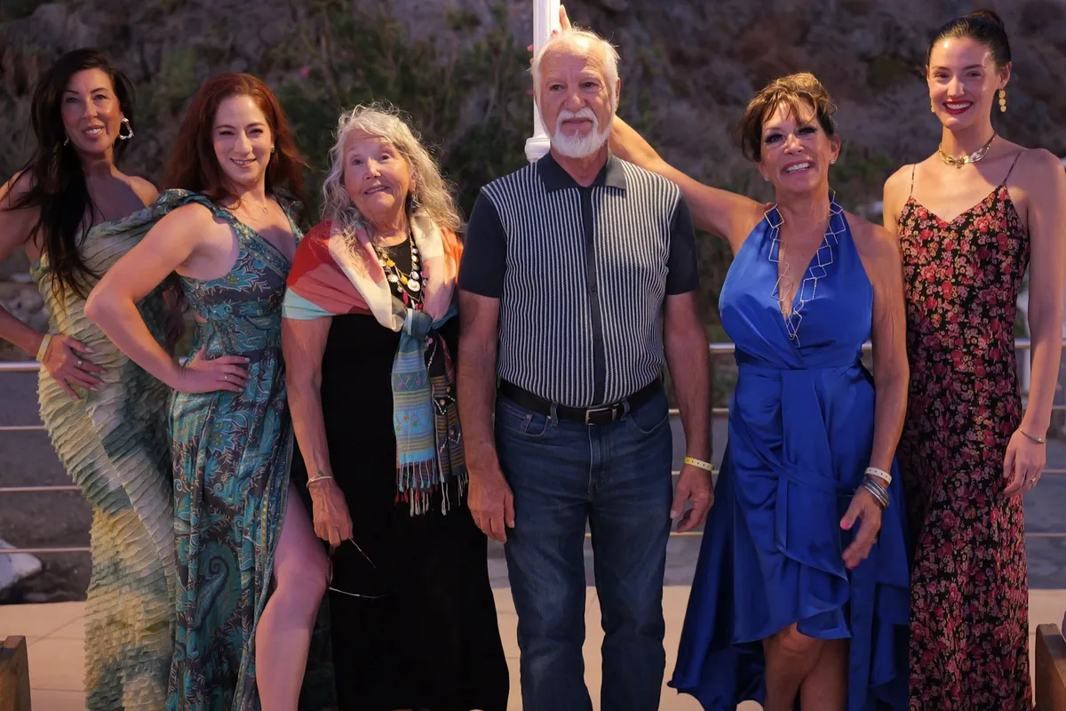 Guests and Dr. Jim at a past Health-A-Pedia retreat