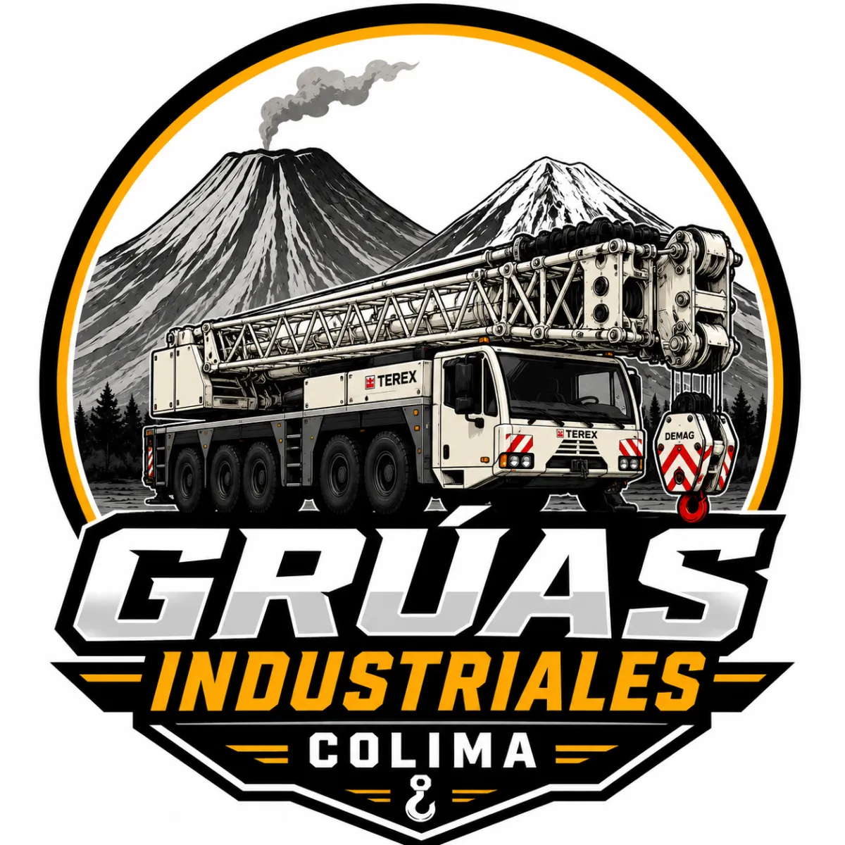 Logotipo Grúas Industriales Colima