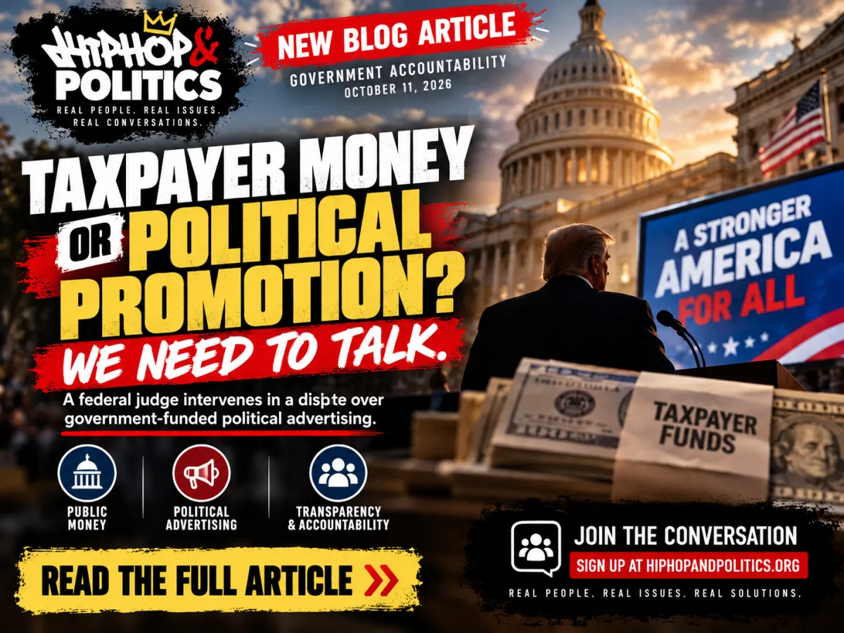 Taxpayer Money or Political Promotion? We Need to Talk.