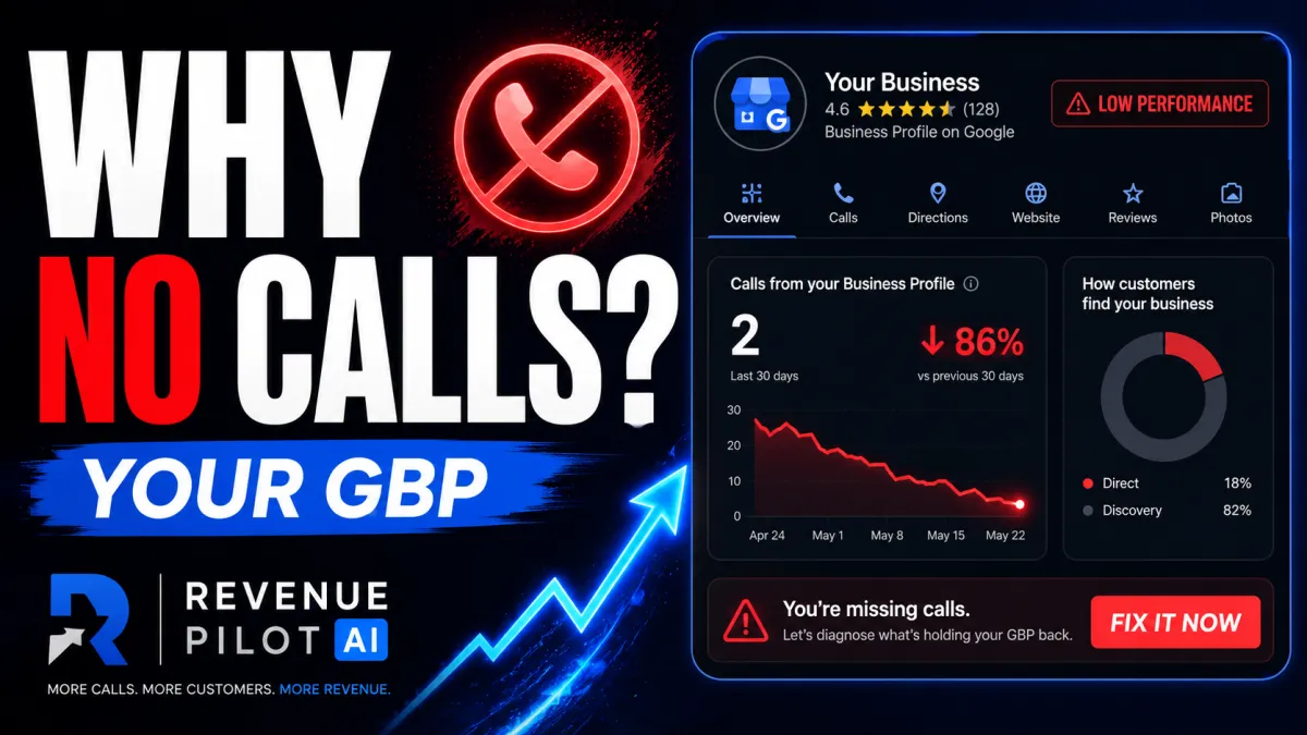 Why Your Google Business Profile Isn’t Getting Calls — And What to Fix First