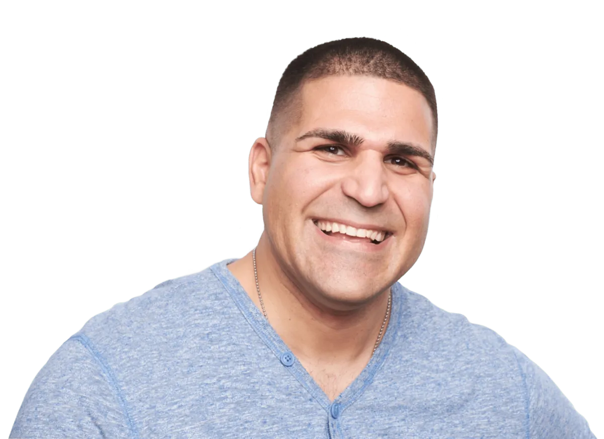 Real estate investor Nick smilng