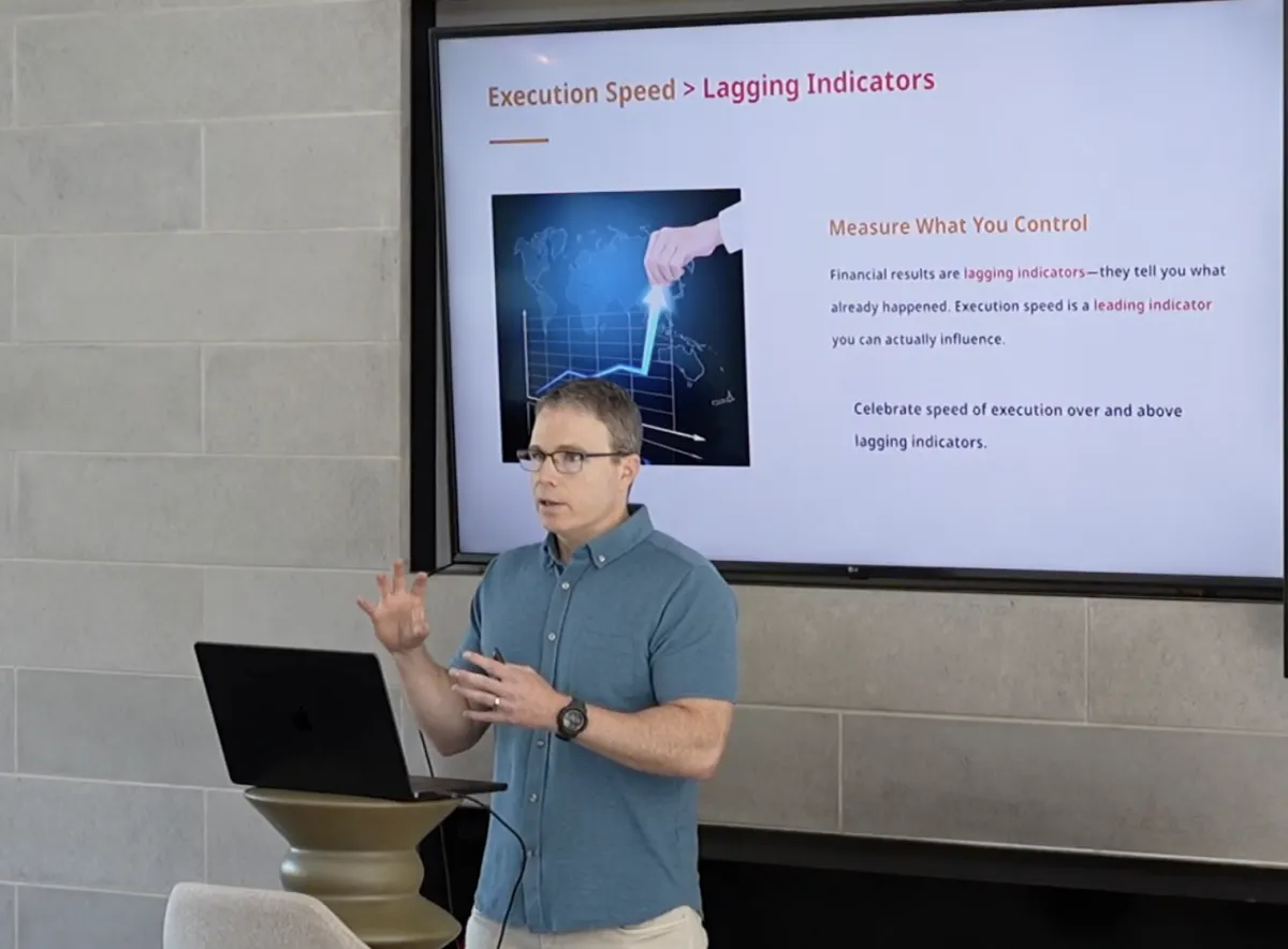 Todd speaking at conference in Austin