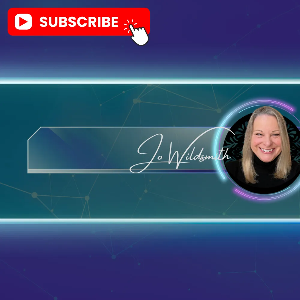 Watch and subscribe to the Jo Wildsmith YouTue Channel