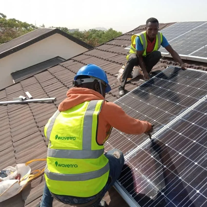 Iinstalling a solar panel