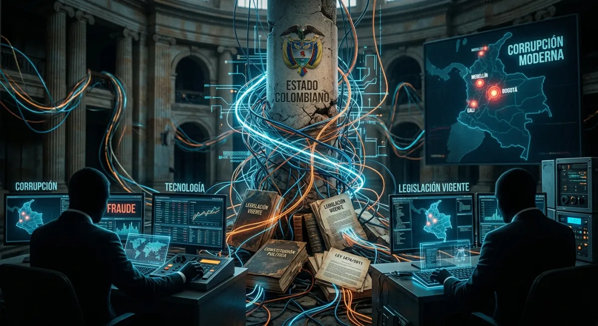 Cómo la corrupción se moderniza y destruye al Estado colombiano usando la tecnología: revisión de la legislación vigente