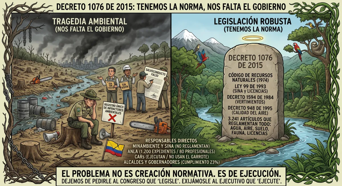 Decreto 1076 de 2015: tenemos la norma, nos falta el gobierno