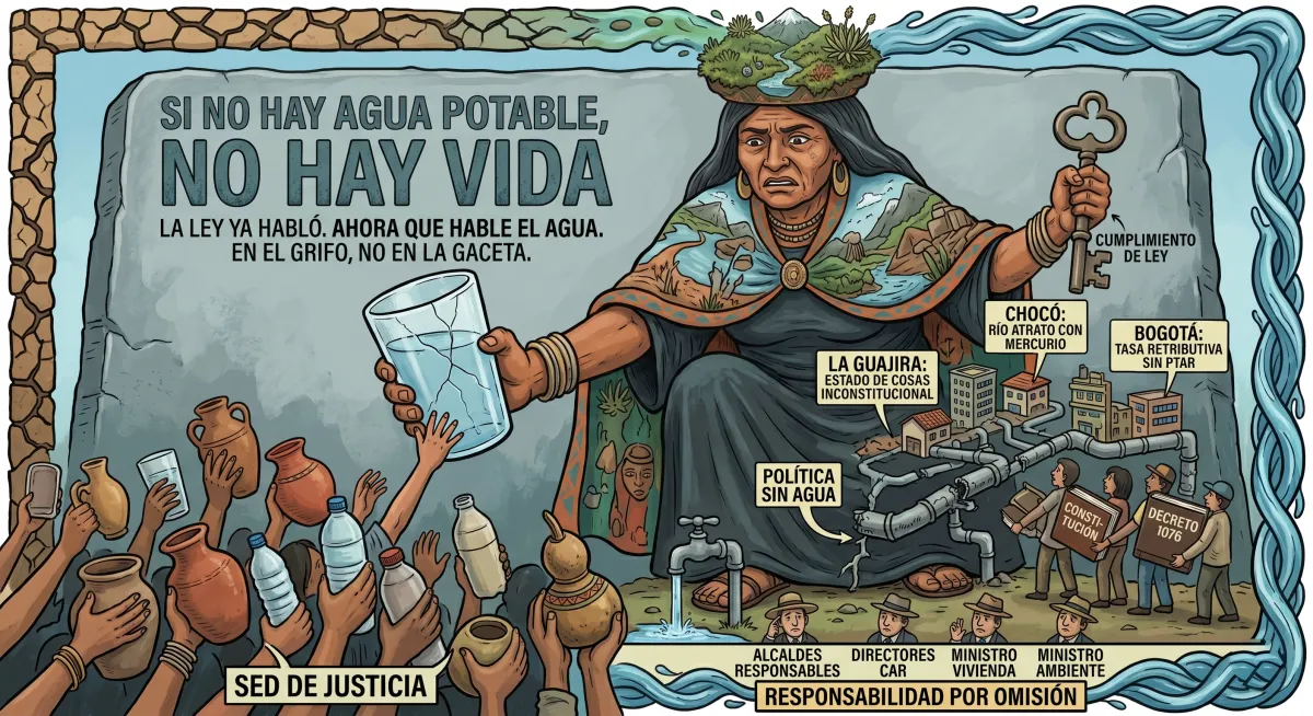 Si no hay agua potable, no hay vida en la Tierra
