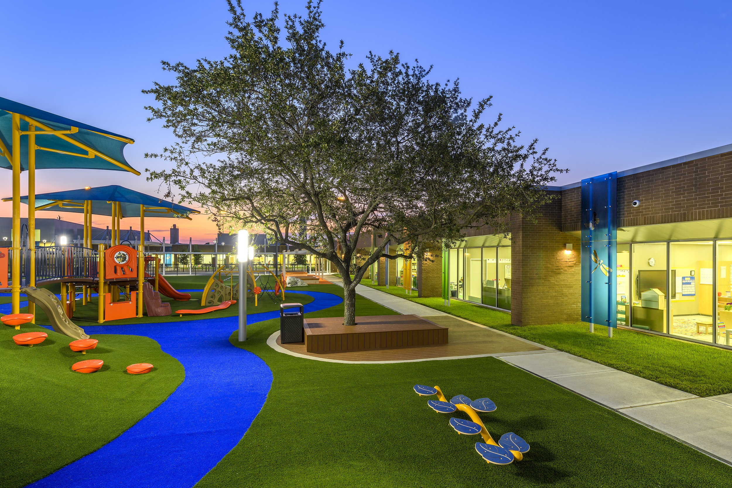 Durable playground turf for public play areas in Memphis