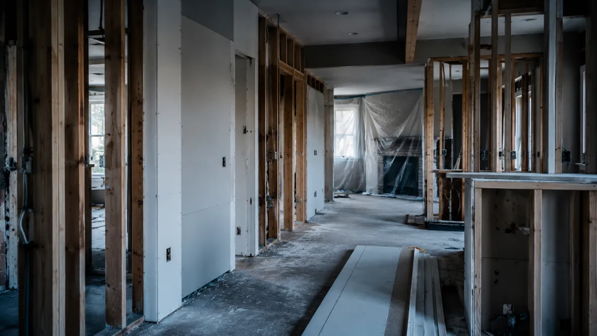 Building restoration and structural rebuild in a Greater Houston property