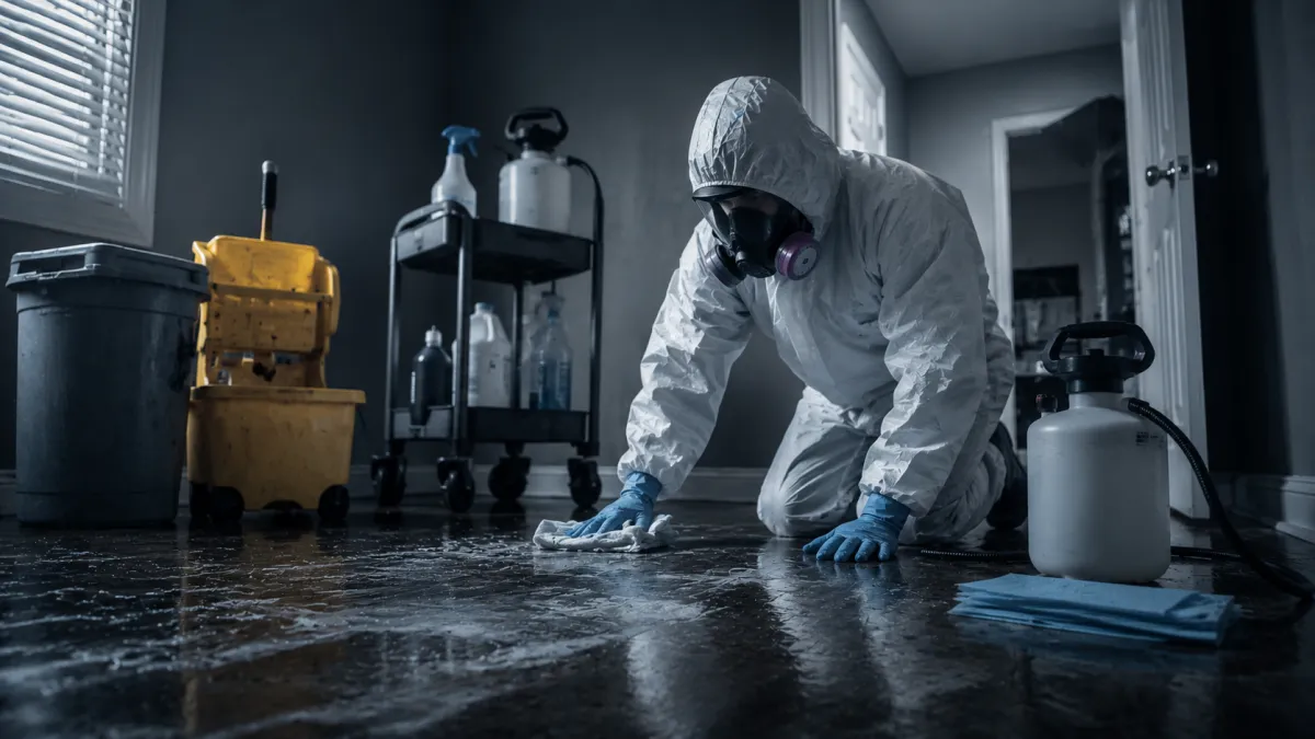 Biohazard cleanup and decontamination services in Greater Houston
