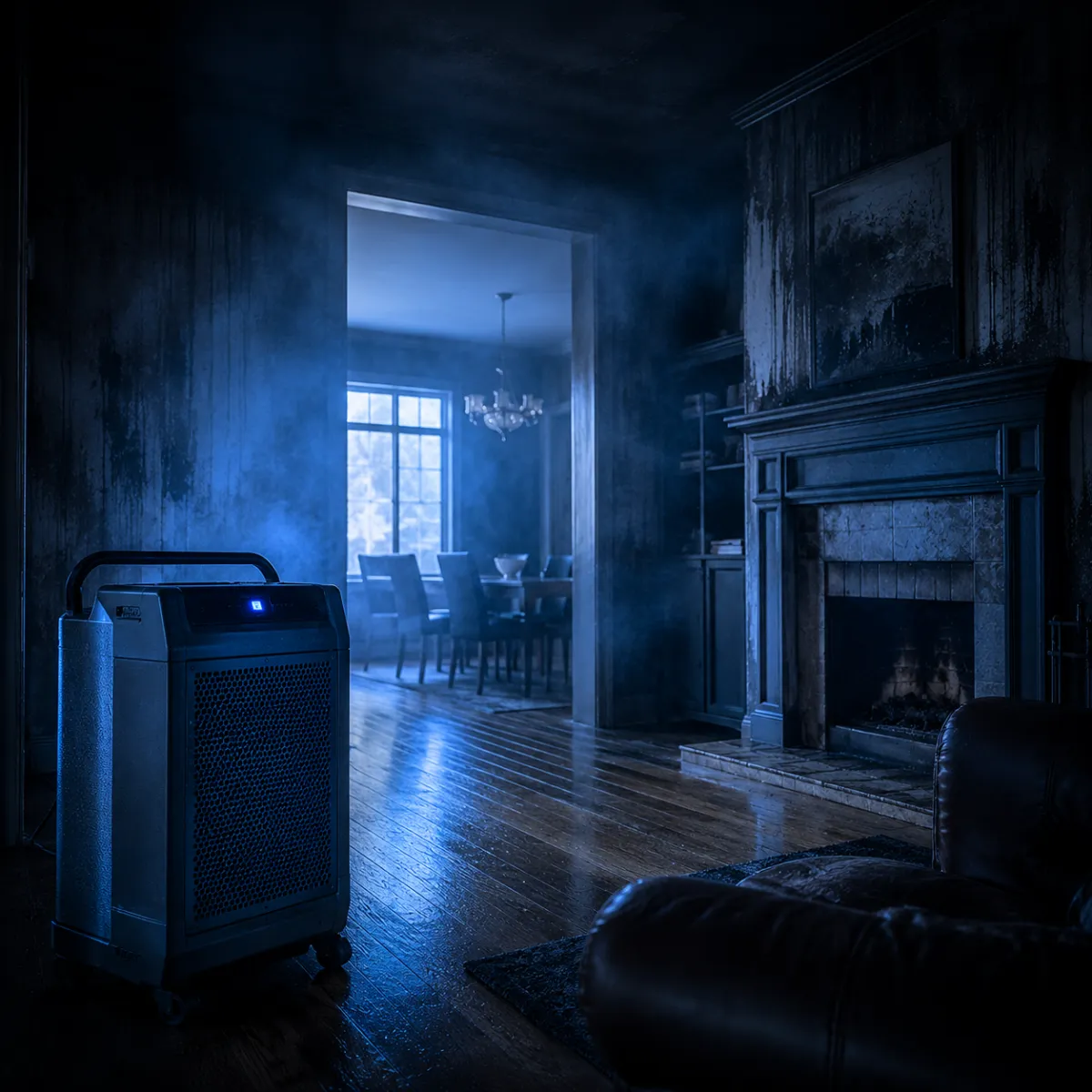 Air treatment clearing lingering smoke odor in a Greater Houston property