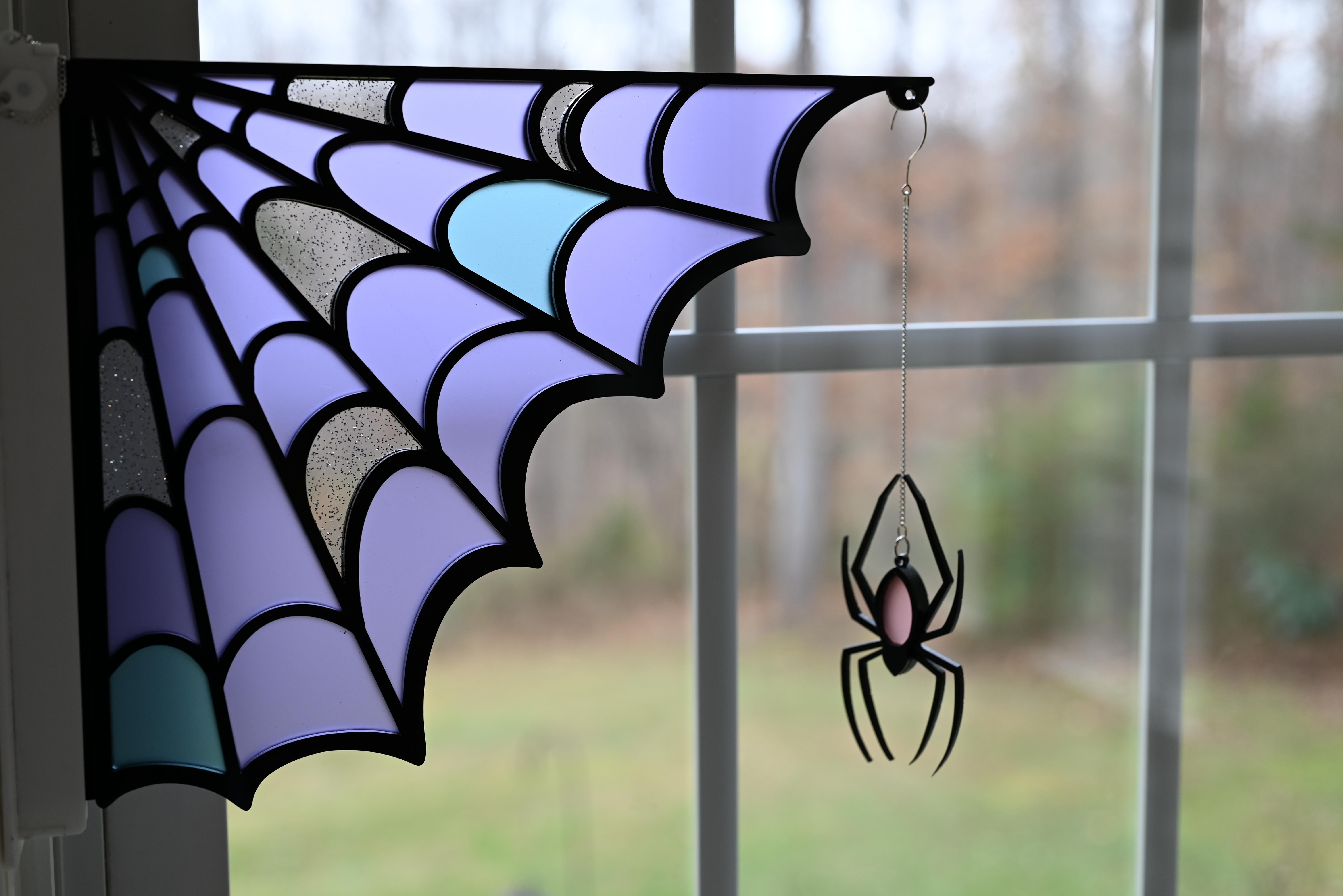 Spider Web & Spider Suncatcher