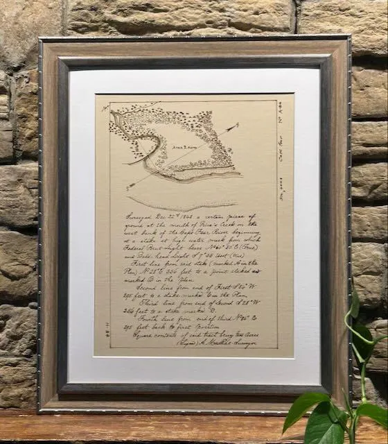 Price Creek framed
