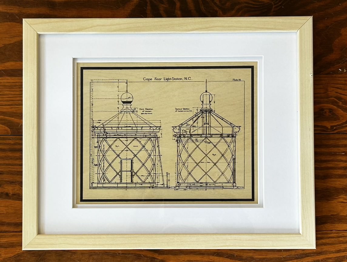 Cape Fear Lantern in frame