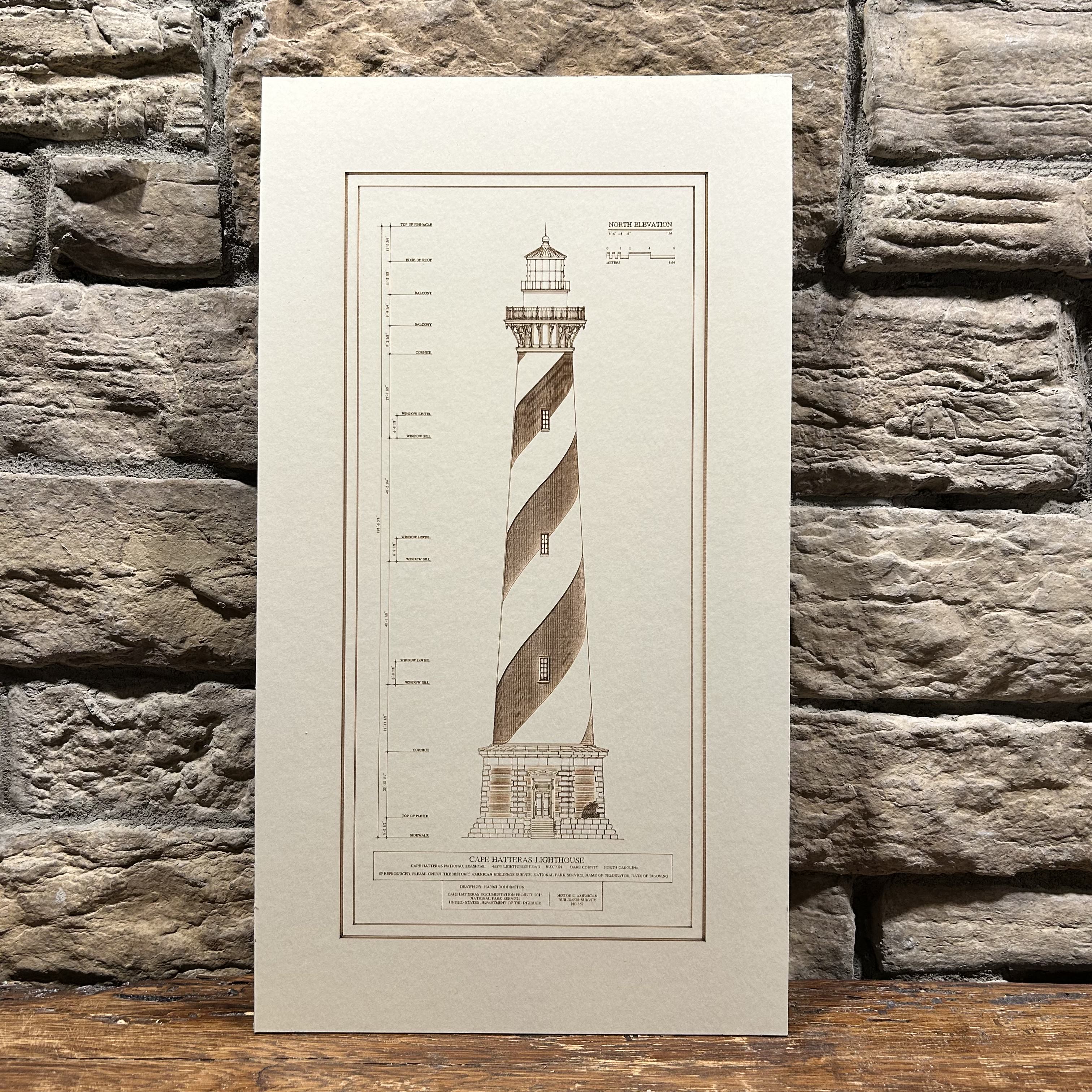 Cape Hatteras Architectural on cream