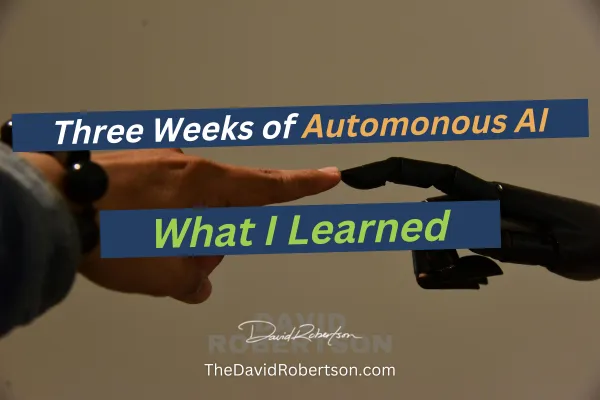 Amplify, Don't Replace: What Three Weeks of Autonomous AI Taught Me