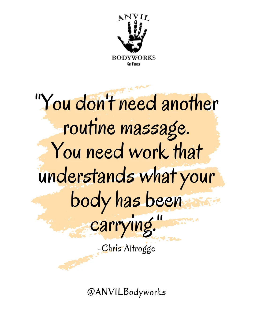 Customized Massage Therapy in Pueblo | ANVIL Bodyworks