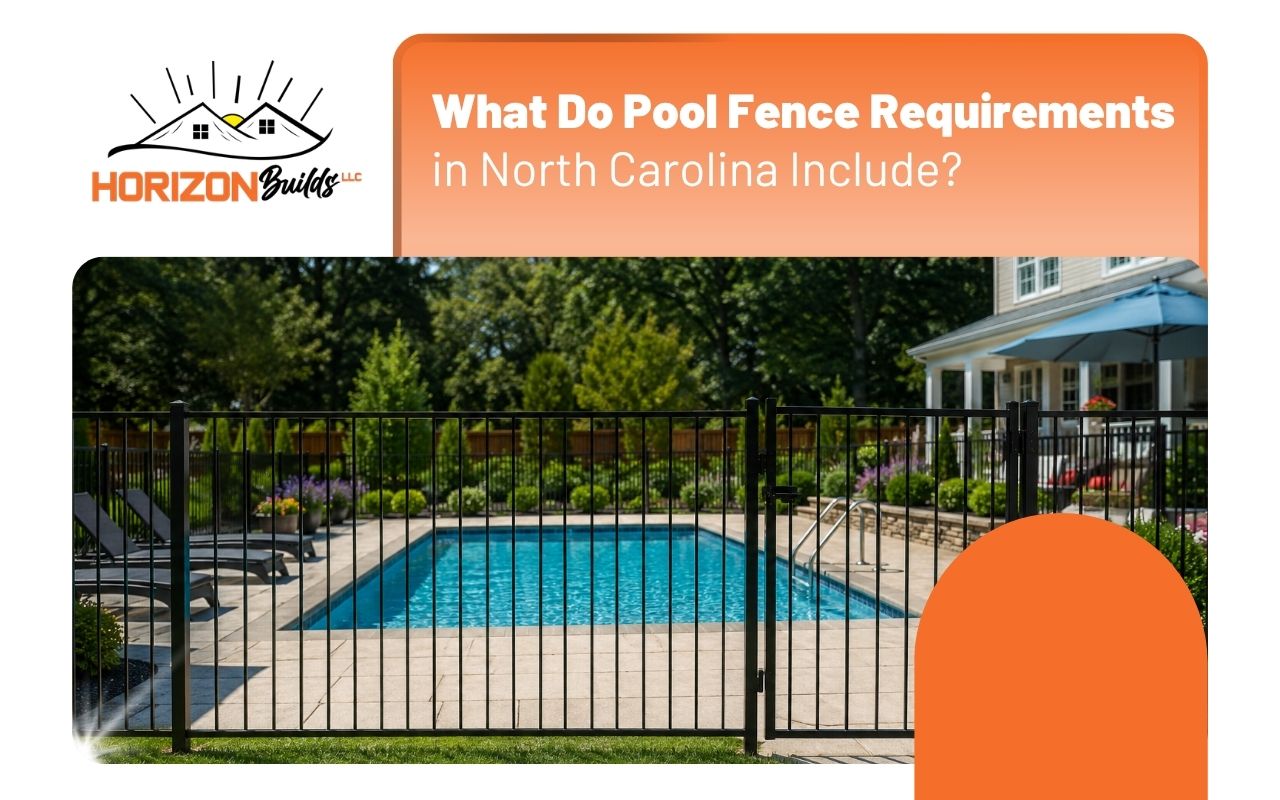 Pool fence requirements in North Carolina for a safe backyard pool