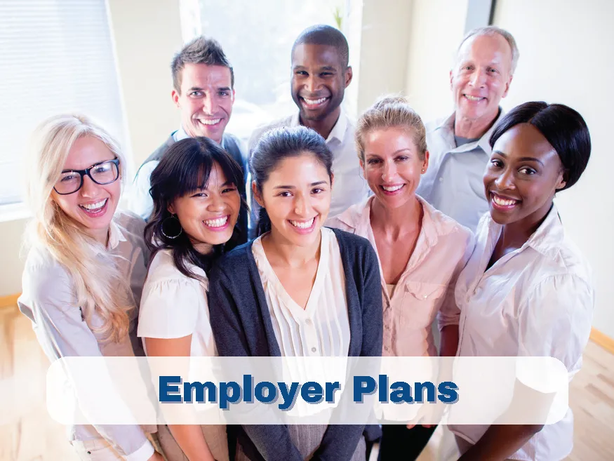 group of employees smiling